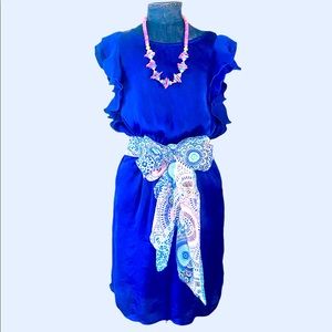 Royal Blue Dress, Size S